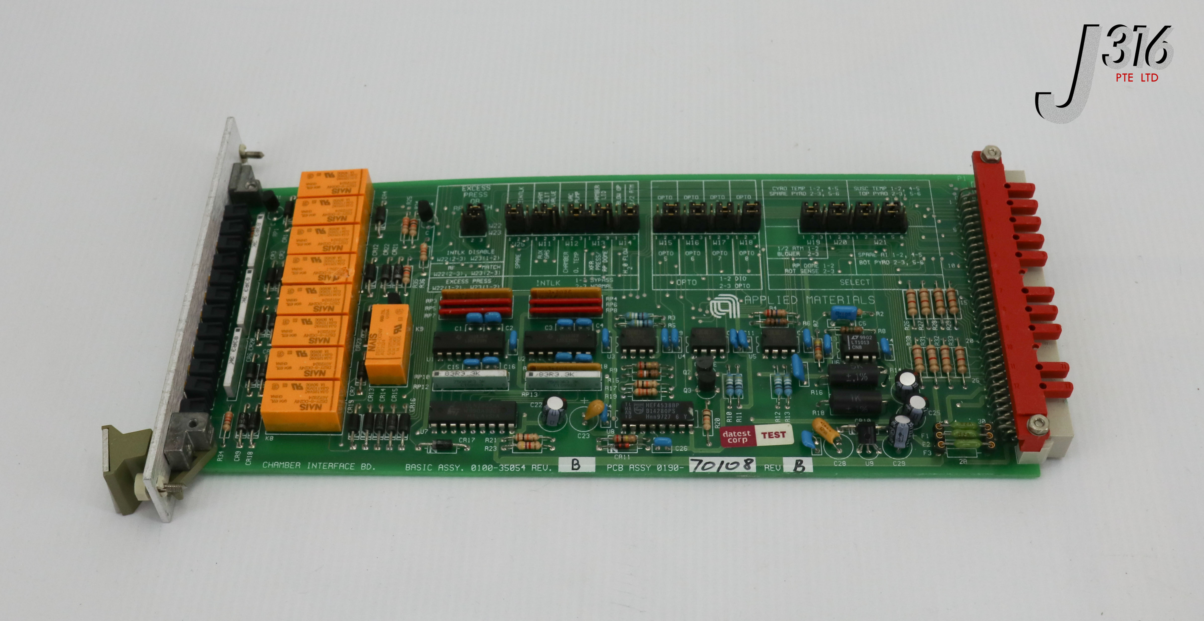 22390 APPLIED MATERIALS ASSY, PCB MXP CHAMBER INTERFACE, 0100
